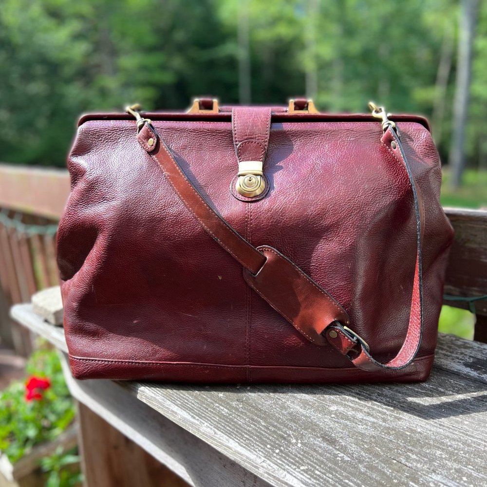 Leather Overnight Bag